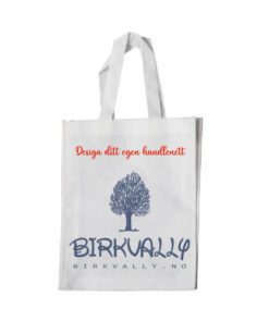 Hvit handlenett 26 x 32 cm